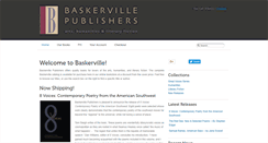 Desktop Screenshot of baskervillepublishers.com